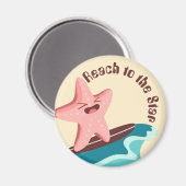 Erreichbarkeit mit dem Stern Magnet (Vorderseite/Rückseite)