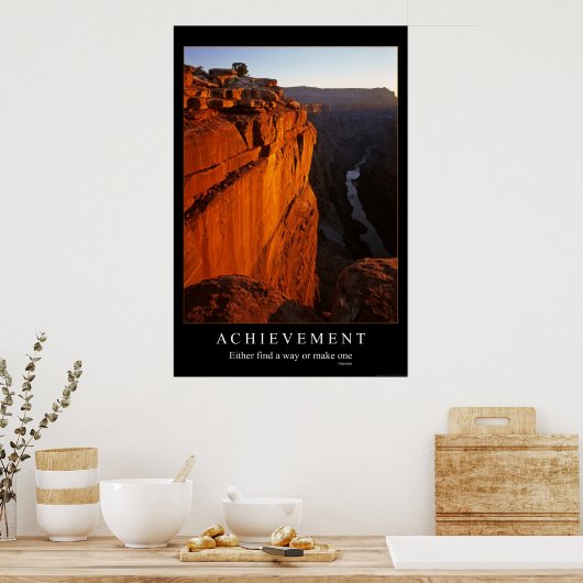 Erreichbarkeit Poster (Küche)