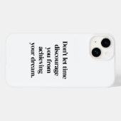 Erreiche Dein Traum iPhone Hülle (Rückseite (Horizontal))