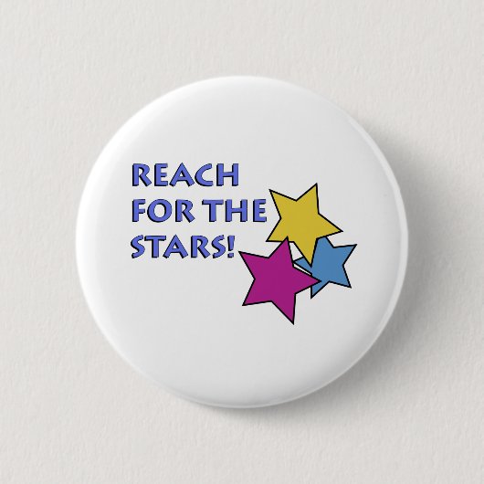 Erreiche die Sterne! Button (Vorderseite)
