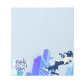 Erreiche die Sterne - Inspiration Notizblock (Vorderseite)