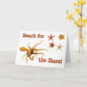 Erreiche die Sterne! Karte (Gelbe Blume)