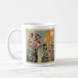 Erreiche die Zukunft Solarpunk Tasse