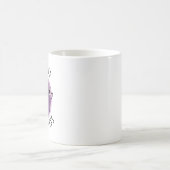 Erreichen der Grapeness Funny Positive Traubenpun Kaffeetasse (Mittel)