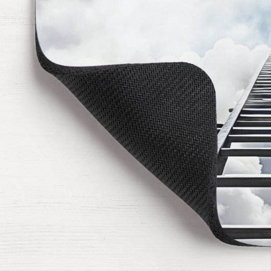 Erreichen der Leiter in Wolken Mousepad (Ecke)