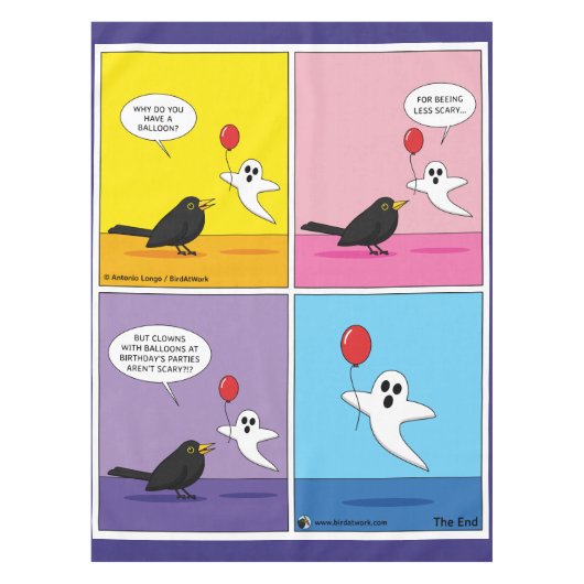 Erreichen des Comic des Gegenziels Tischdecke (Vorderseite)