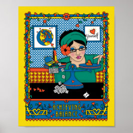 Erreichen des Gleichgewichts_B_8x10 Poster