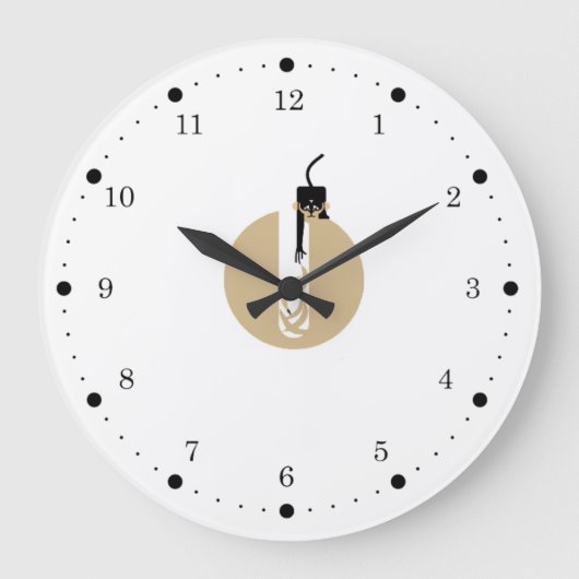 Erreichen des Ziels Große Wanduhr (Vorderseite)