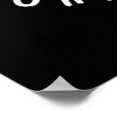 Erreichen Grapeness Funny Positive Traube Pun Dark Poster (Ecke)