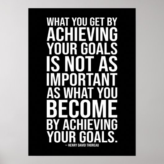 Erreichen Ihrer Ziele - Fitness, Hektik, Erfolg Poster (Vorne)