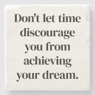 Erreichen Ihres Traumes Marmorstein-Untersetzer Steinuntersetzer