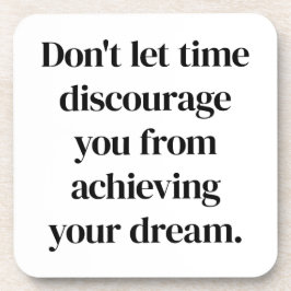 Erreichen Ihres Traumes mit hartem Kunststoff-Unte Getränkeuntersetzer