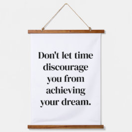 Erreichen Ihres Traumes mit Holzklappwand Wandteppich Mit Holzrahmen