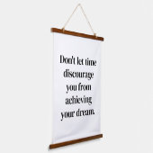 Erreichen Ihres Traumes mit Holzklappwand Wandteppich Mit Holzrahmen (Gewinkelt)