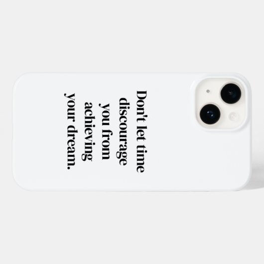 Erreichen Ihres Traums iPhone Case (Rückseite (Horizontal))