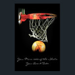 Erreichen Motivierend Quote Basketball Poster<br><div class="desc">Ich Liebe dieses Spiel. Beliebte Sportarten - Basketball Game Ball Image.</div>