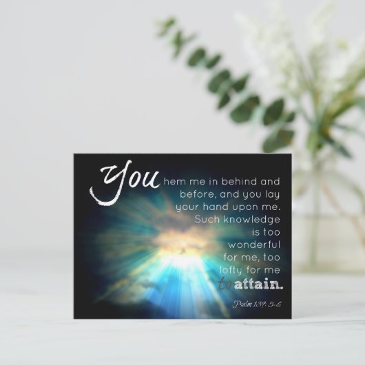 erreichen postkarte (Stehend Vorderseite)