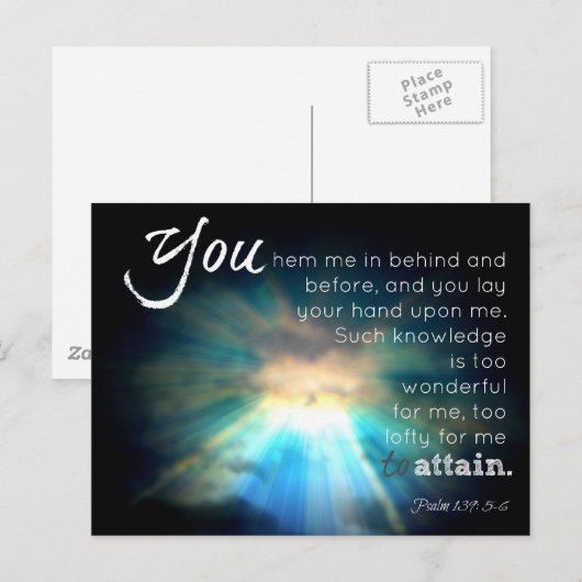 erreichen postkarte (Vorne/Hinten)