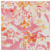 ERREICHEN rosa wildes Blumen Stoff (Nahaufnahme)