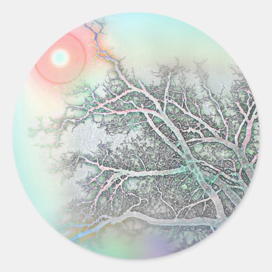 erreichen runder aufkleber (Vorderseite)