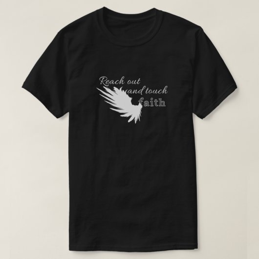 Erreichen Sie den Glauben und die Touch - ganz wic T-Shirt (Design vorne)