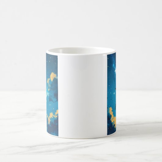 Erreichen Sie die Sterne-Tasse Kaffeetasse (Mittel)