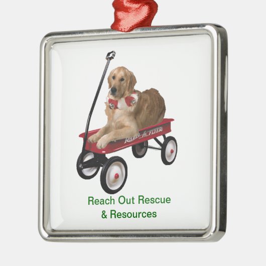 Erreichen Sie heraus Rettungs-Lastwagen-Verzierung Silbernes Ornament (Links)