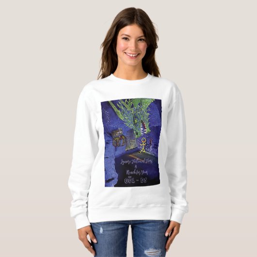 Erreichen Sie Ihr Goals Sweatshirt (Vorne ganz)