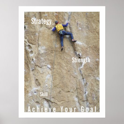 Erreichen Sie Ihr Ziel Poster (Vorne)