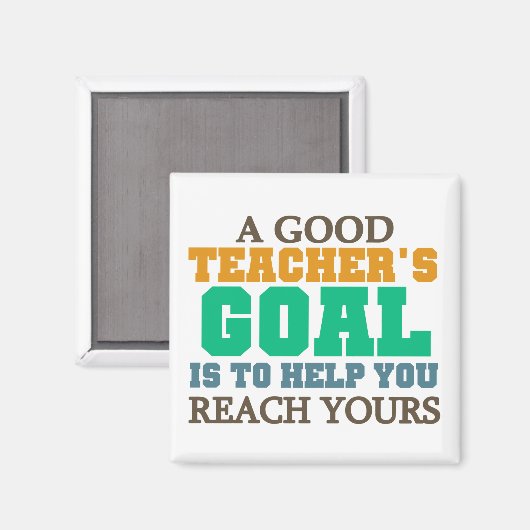 Erreichen Sie Ihre Ziele Magnet (Vorderseite/Rückseite)