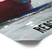 Erreichen Sie Ihre Ziele - Surfen Poster (Ecke)