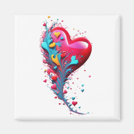 Erreichen Sie sie mit Ihrem Herzen II Magnet