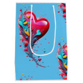 Erreichen Sie sie mit Ihrem Herzen II Mittlere Geschenktüte (Rückseite)