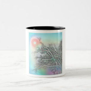 erreichen zweifarbige tasse
