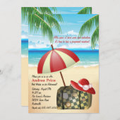 Erreichte Bestimmungsort-Einladung Einladung (Vorne/Hinten)