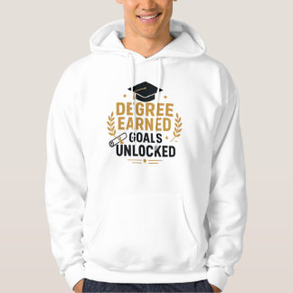 Erreichter Abschluss Ziele freigeschaltet Abschlus Hoodie