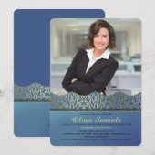 Erreichtes Abschluss Foto Einladung (Vorne/Hinten)