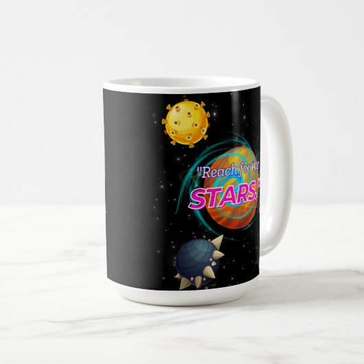 ERREICHUNG DER STERNE KAFFEETASSE (VorderseiteRechts)