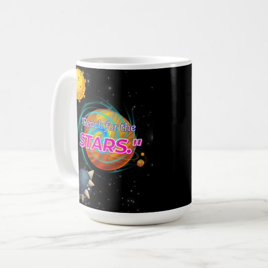 ERREICHUNG DER STERNE KAFFEETASSE (Vorderseite Links)