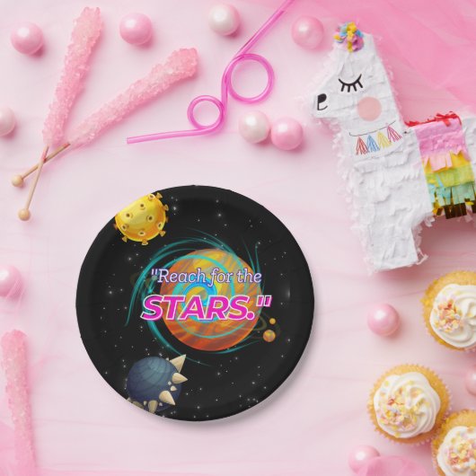 ERREICHUNG DER STERNE PAPPTELLER (Party)