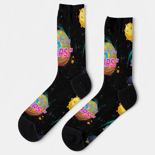 ERREICHUNG DER STERNE SOCKEN (Linkes Detail)