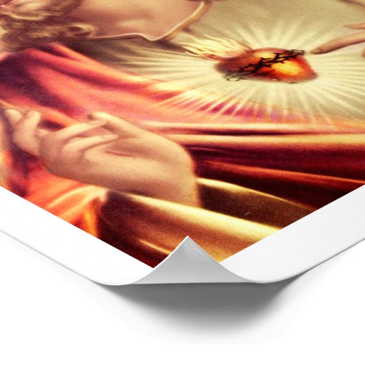 Erretter Eyes erhoben in den Himmel Poster (Ecke)