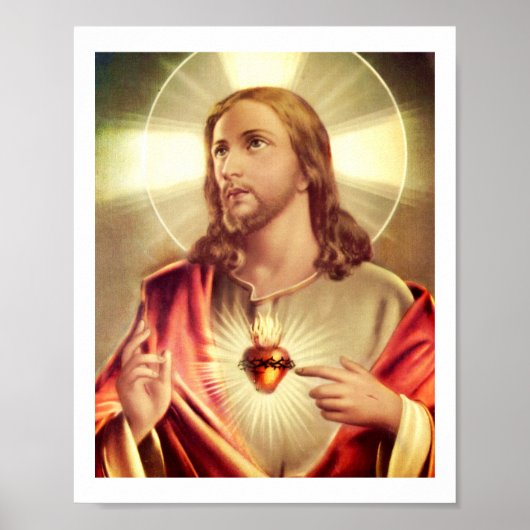 Erretter Eyes erhoben in den Himmel Poster (Vorne)