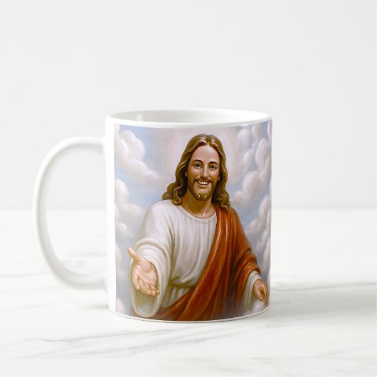 Erretter Jesus Kaffeetasse (Links)