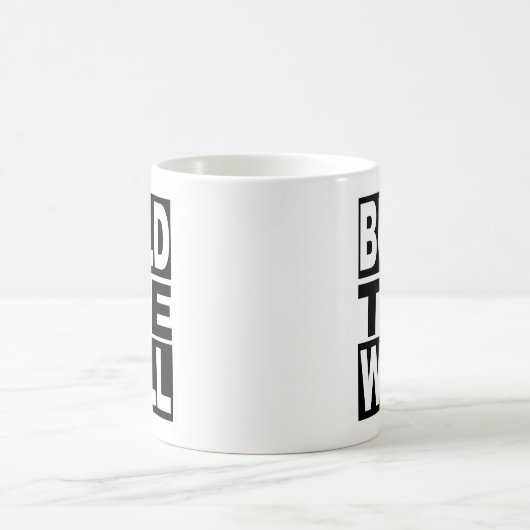 Errichten Sie die Wand Kaffeetasse (Mittel)