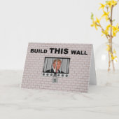 Errichten Sie DIESE Wand/AntiTrumpf, Karte (Gelbe Blume)