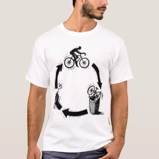 Errichten Sie ein Fahrrad T-Shirt