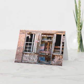 Errichtet zum Anzug, leere Anmerkungs-Karte Karte