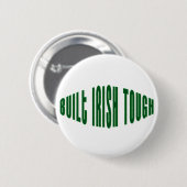 Errichtetes irisches starkes button (Vorne & Hinten)