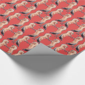 Errichtung des norwegischen geschenkpapier (Ecke)